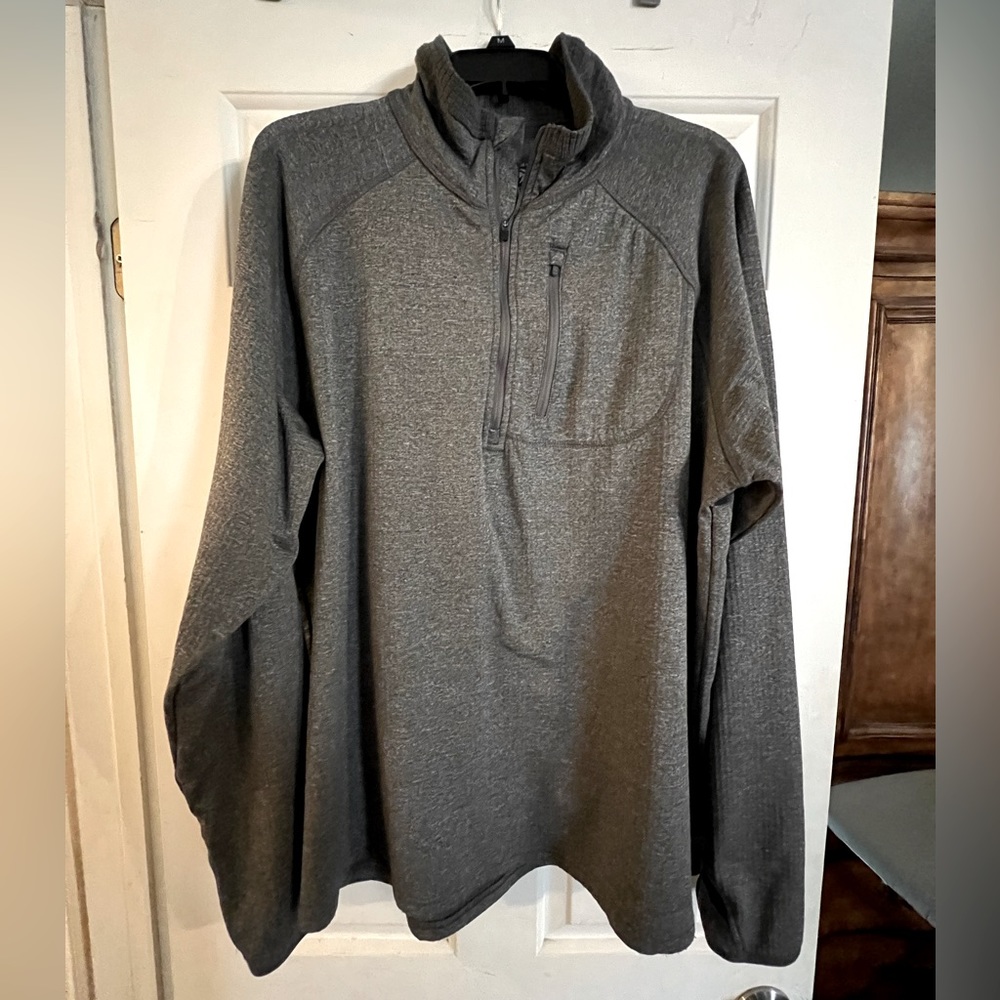 Pacific Trail Men’s 1/4 Zip size XXL long sleeve with pocket